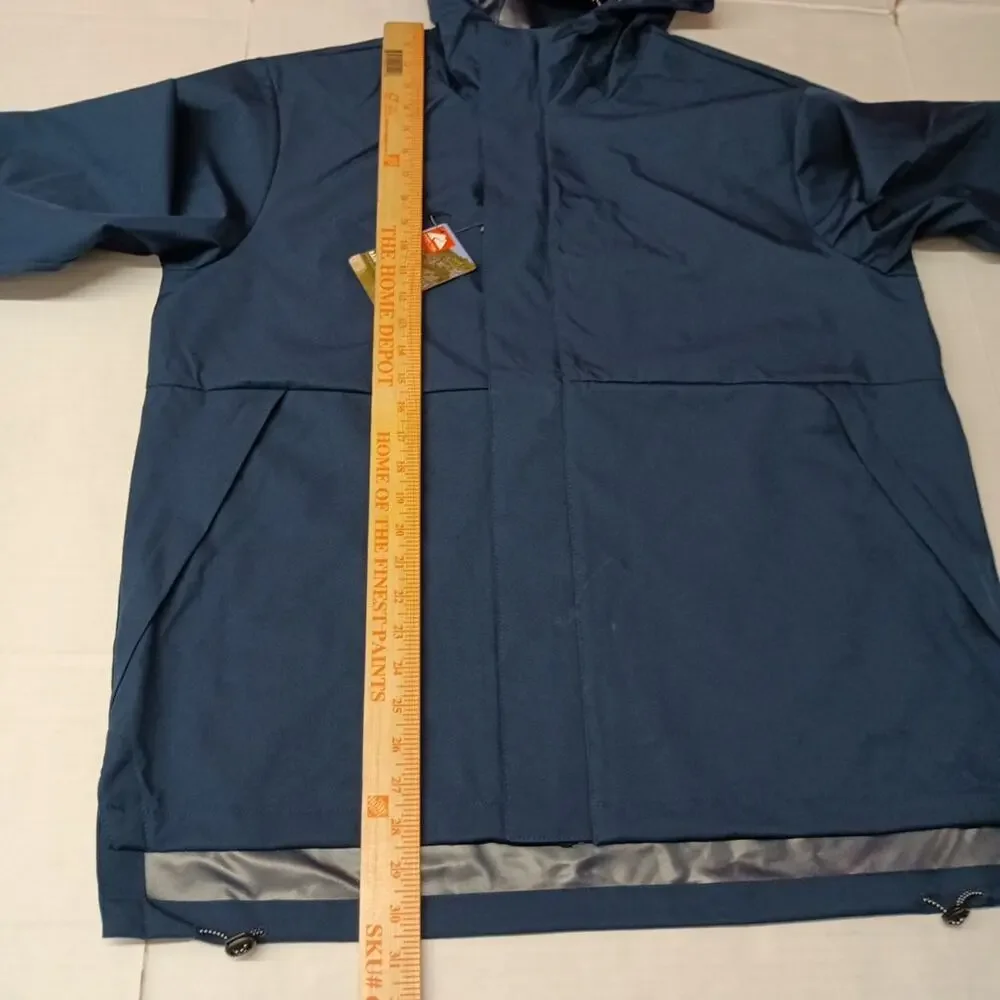 Ozark Trail Rain Jacket Men's Size‎ L Blue Waterproof Hooded